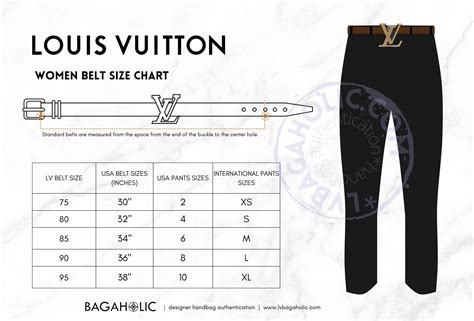 louis vuitton size chart clothes women